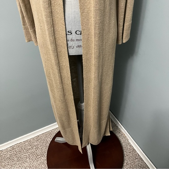 BANANA REPUBLIC NWT long knit open front duster cardigan long sleeve size XS - Picture 3 of 12